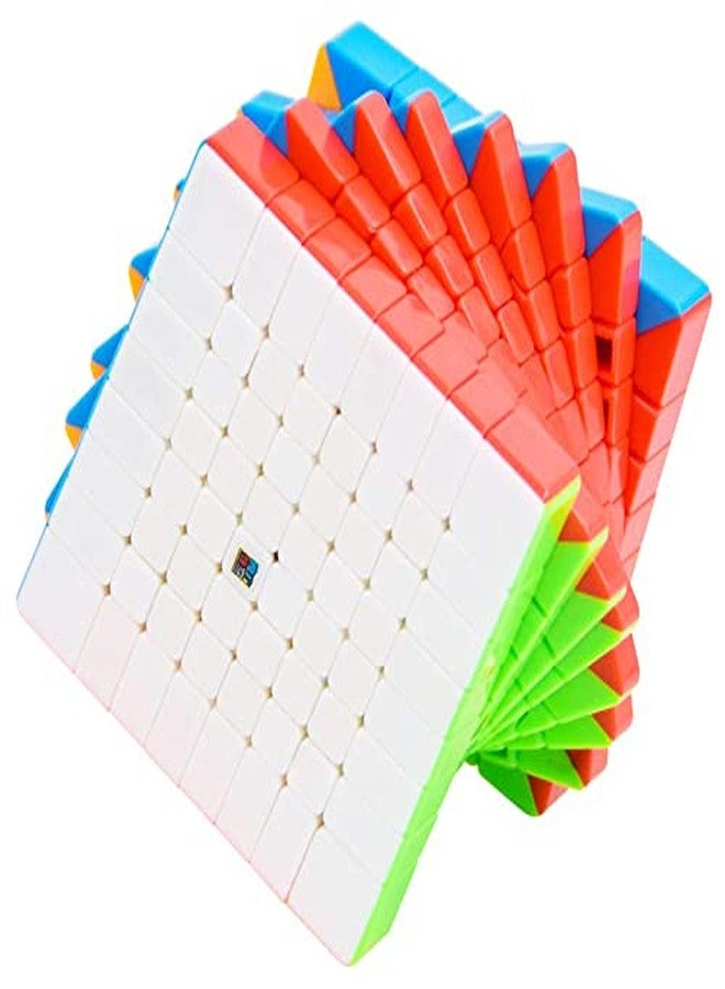 HAWKISTER مكعب السرعة HAWKISTER MoYu MFJS Meilong 8X8 بدون ملصقات (Mofang Jiaoshi)، مقاس 70 مم، للأطفال - Image 5